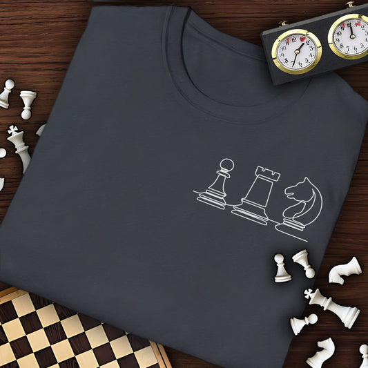 Chess Line Art T-Shirt