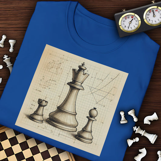 Chess Blueprint T-Shirt